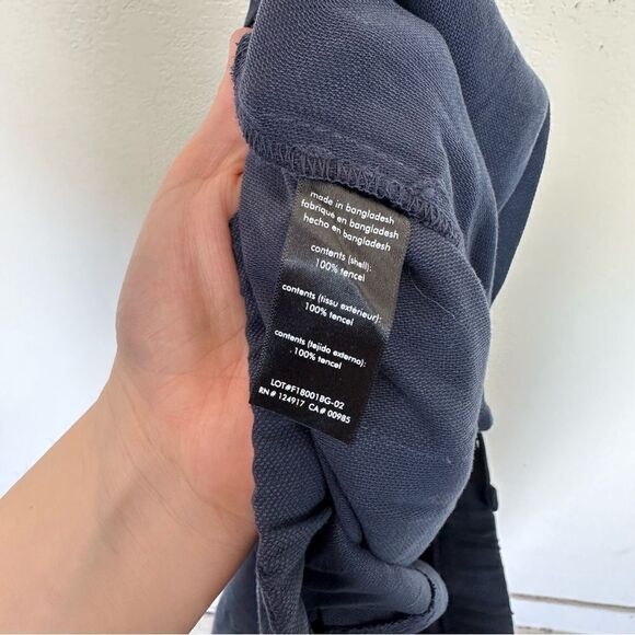 Onia Navy Elastic Tencel Pants Lounge Large - Picture 3 of 8